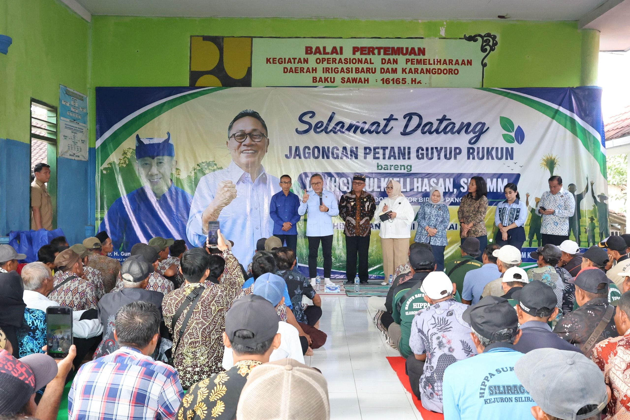 Menko Pangan Dorong Penguatan Kelembagaan Petani dan Irigasi di Banyuwangi