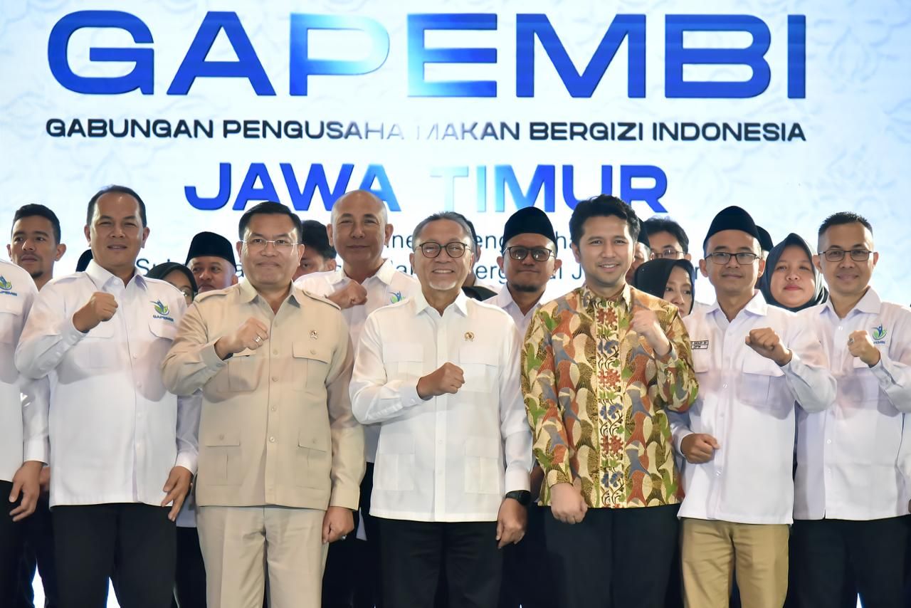Menko Pangan Hadiri Pelantikan DPW GAPEMBI Jawa Timur, Dorong Kolaborasi Perkuat Program MBG