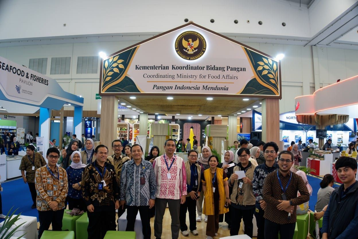 KEMENKO PANGAN ANGKAT POTENSI SUSU KAMBING DI TRADE EXPO INDONESIA