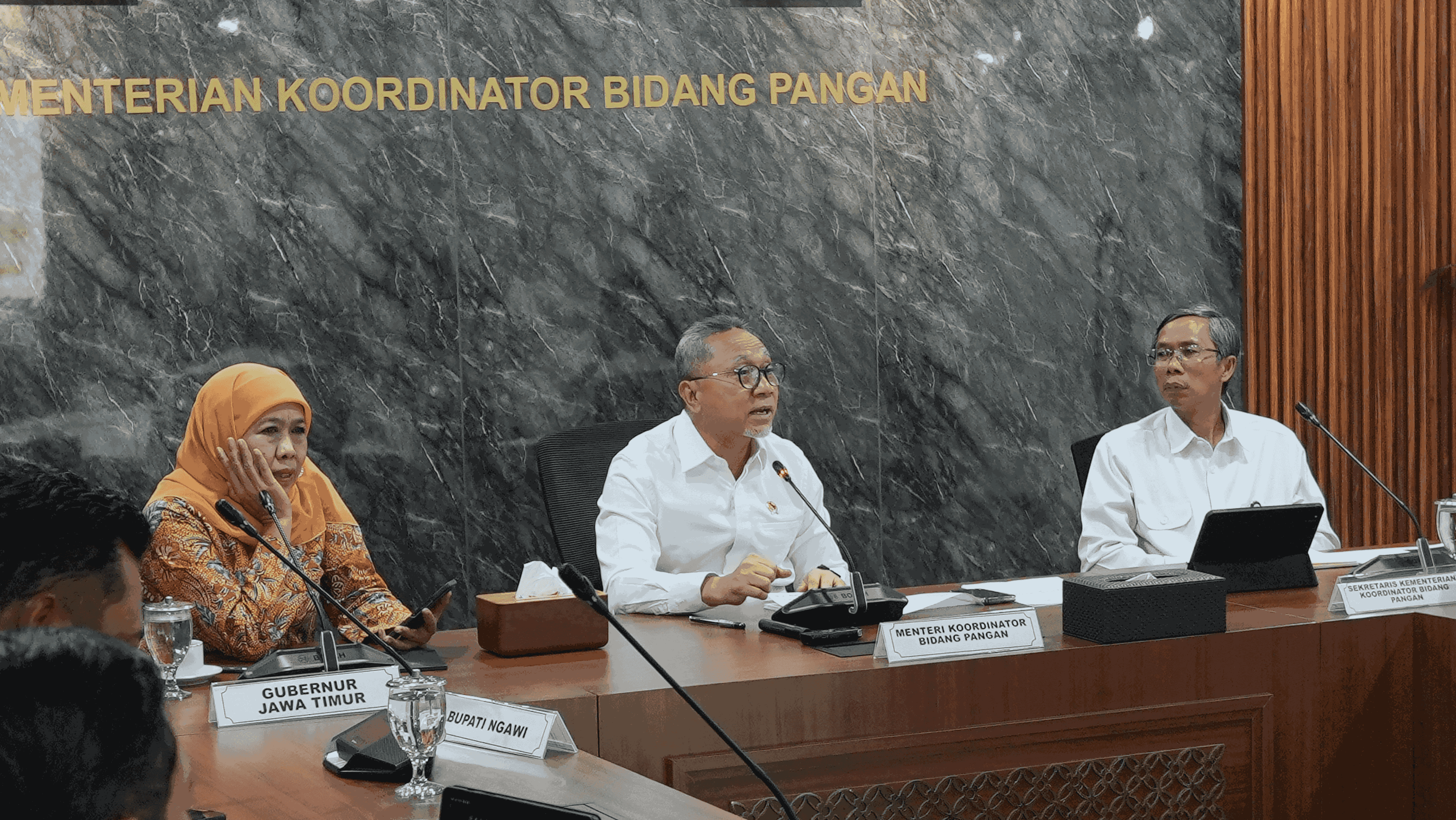 Audiensi dengan Gubernur Jawa Timur terkait Pangan di Jawa Timur