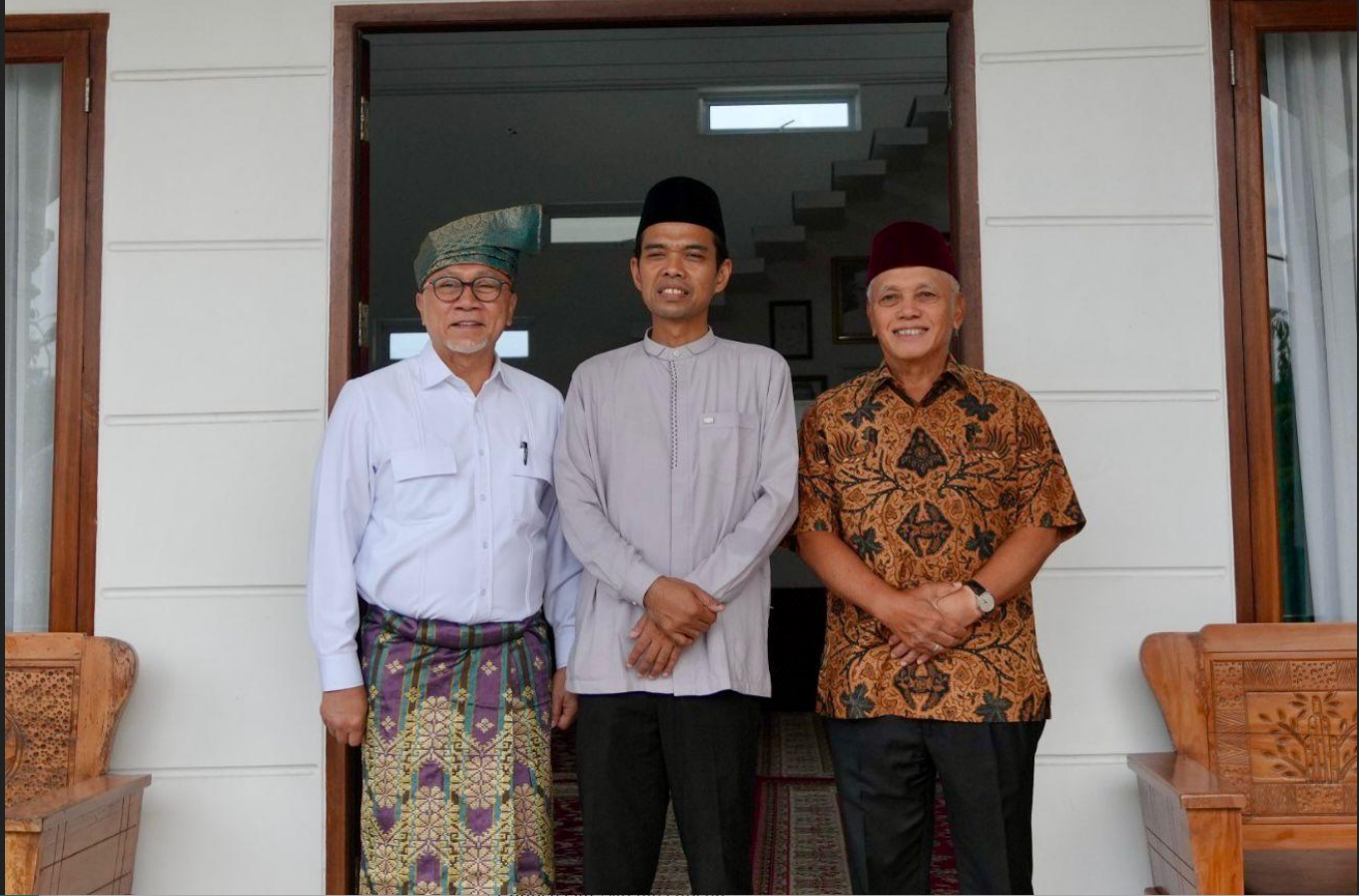 Menko Pangan dan UAS Perkuat Sinergi Kebangsaan untuk Ketahanan Pangan Nasional