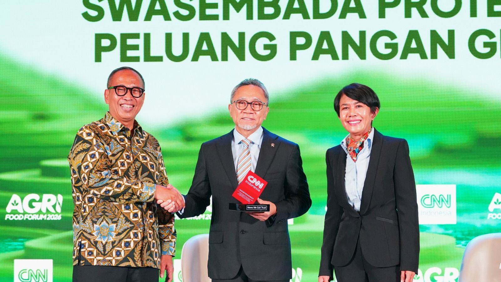 Menko Pangan Bahas Swasembada Protein dan Peluang Pangan Global di CNN Indonesia Agrifood Forum 2026