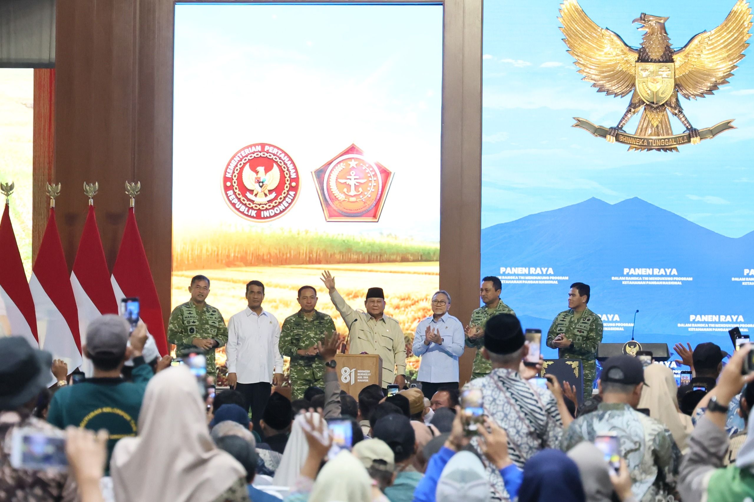 Panen Raya Serentak, Perkuat Kolaborasi Menuju Swasembada Pangan Nasional